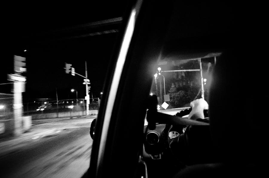 A late night drive Photograph by Gerald Kloss