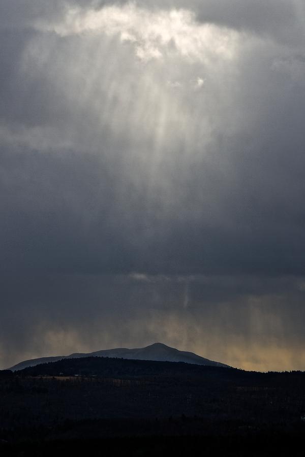 Mountain Photograph - A Light Rain by Nathan Larson