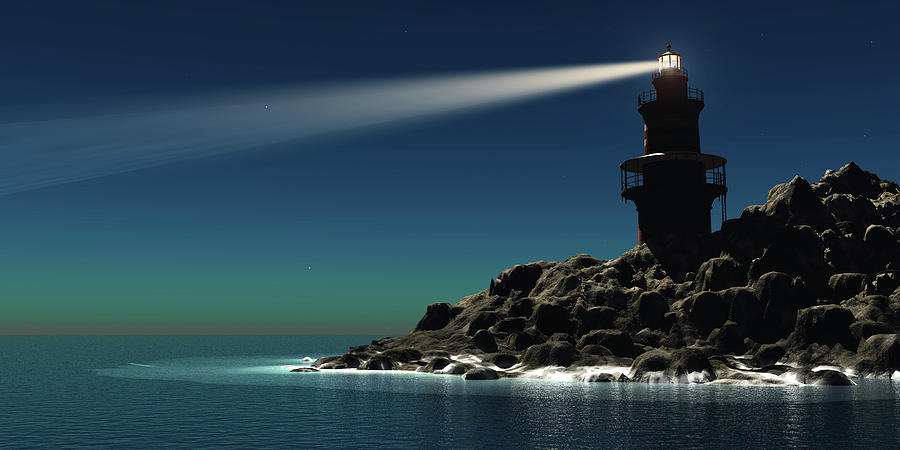 A Lighthouse A Beacon Of Light Photograph Corey Ford -