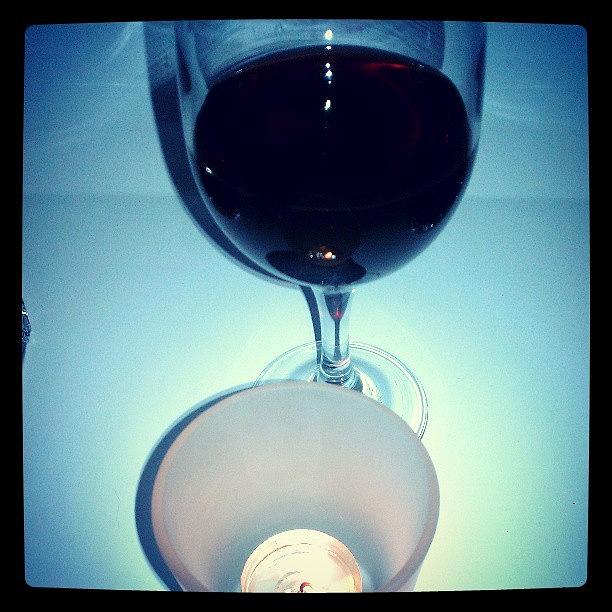 Romance Photograph - A Lil Candle Light And Some Red Wine by Corin Fournier