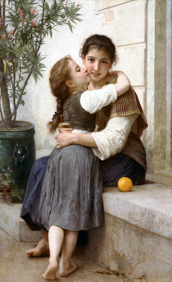 A Little Coaxing Digital Art by William Bouguereau - Fine Art America