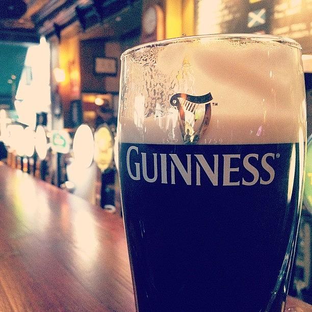 Irish Photograph - A Little Guinness In Dublin #imhappy by Nicole Lunger