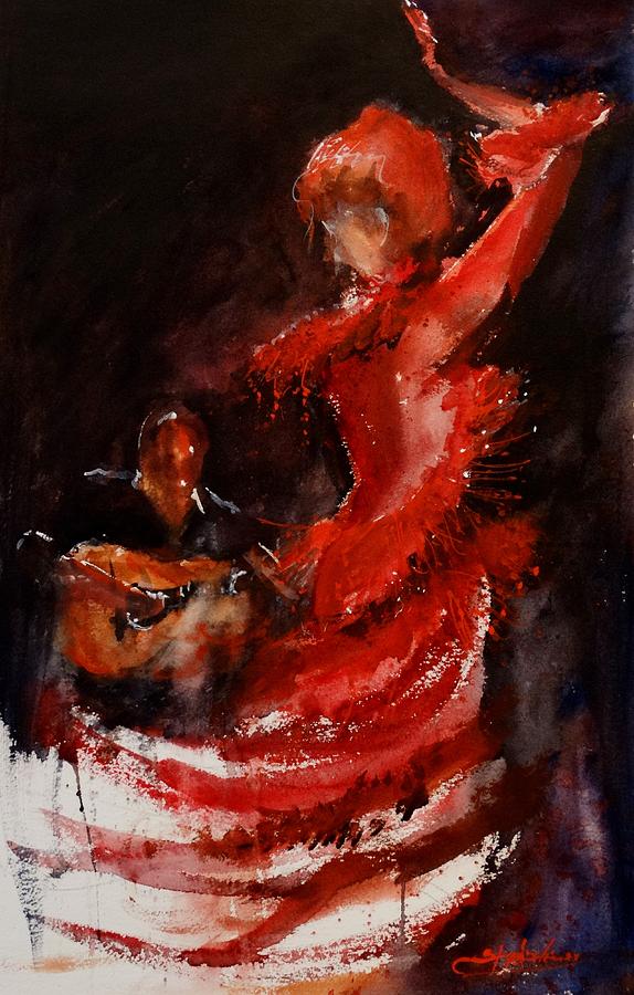 A Little Night Music Painting by Sandra Strohschein