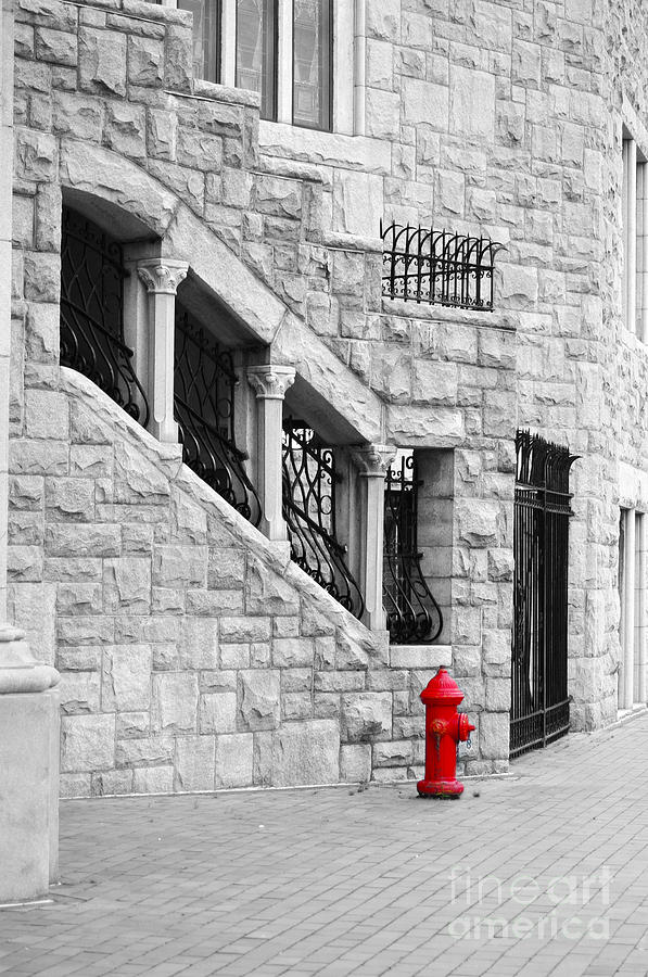 Boston Photograph - A Little Red by Randi Grace Nilsberg