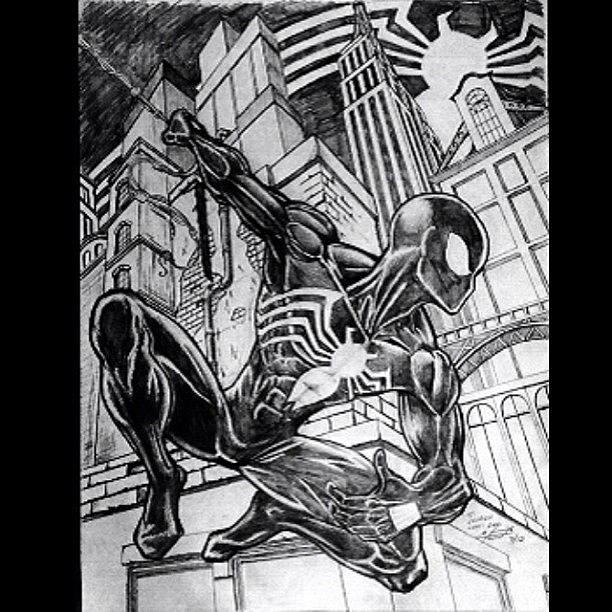 Spider-man Photograph - A Little Something I Drew For My by Ed Loera