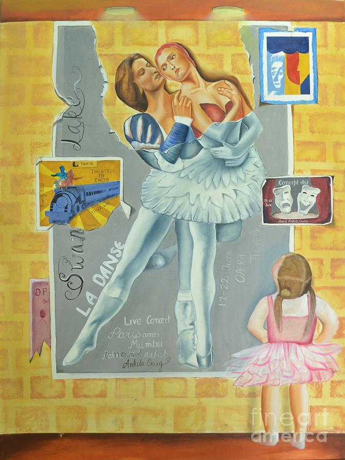 Ballet Painting - A live wish by Ankita  Garg