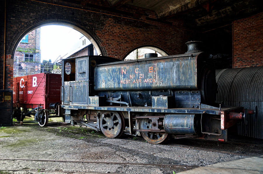 A locomotive at the colliery Photograph by RicardMN Photography