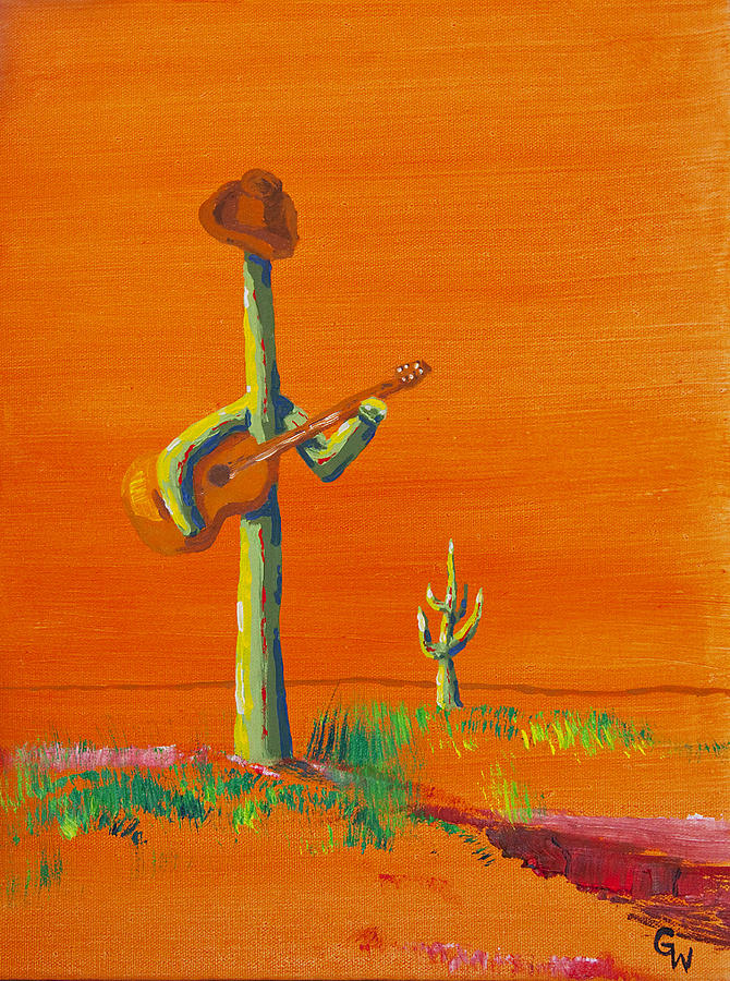 A Lonely Gig Painting by Greg Wells