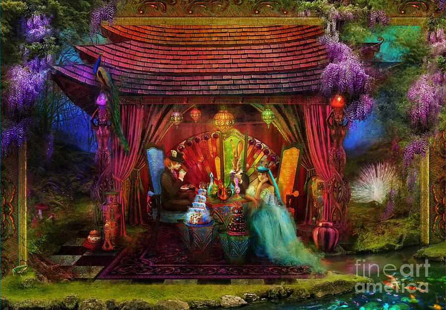 A Mad Tea Party Photograph by MGL Meiklejohn Graphics Licensing