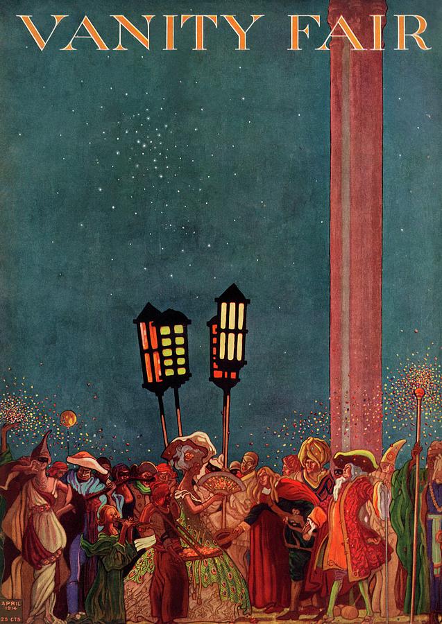 A Magazine Cover For Vanity Fair Of A Carnival Photograph by Raymond Crawford Ewer
