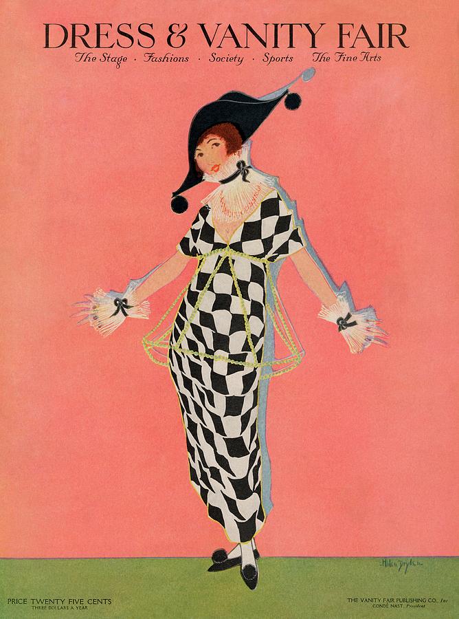 A Magazine Cover For Vanity Fair Of A Woman Photograph by Helen Dryden