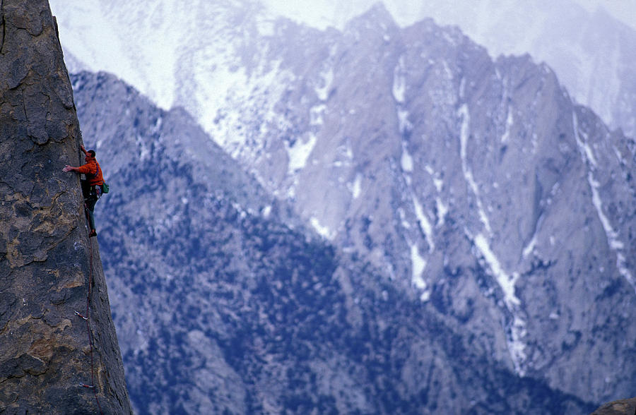 A Male Rock Climber In An Alpine Photograph By Corey Rich Fine Art America