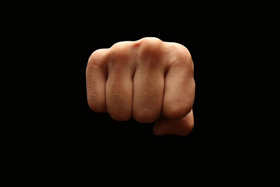 A Man Fist Isolated On Black Background Photograph By Antonel Adrian Tudor 