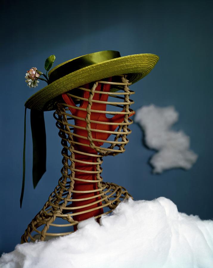 A Mannequin Wearing A Green Sailor Hat Photograph by Haanel Cassidy