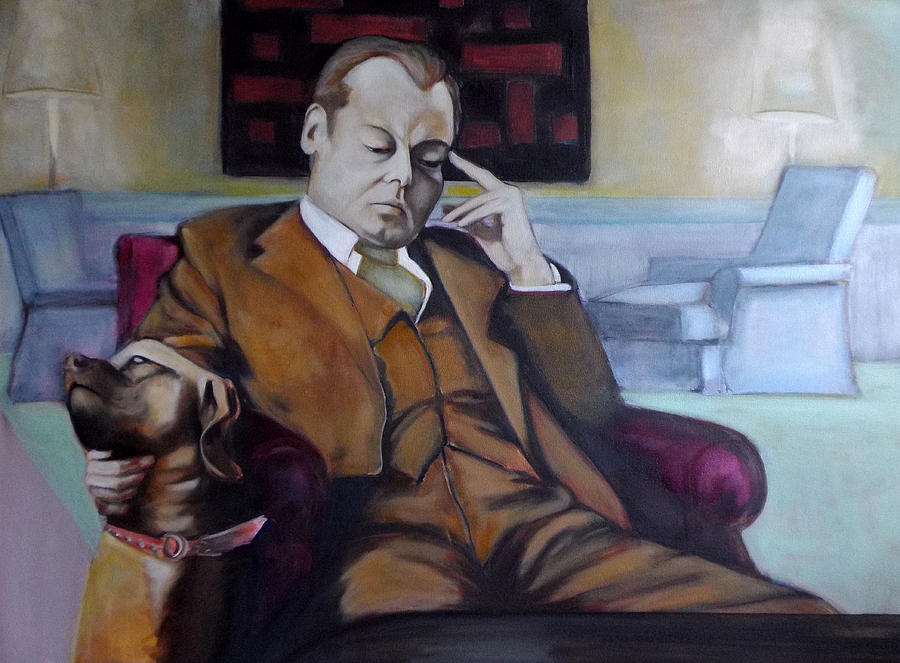 A Mans Best Friend Painting by Irena Mohr