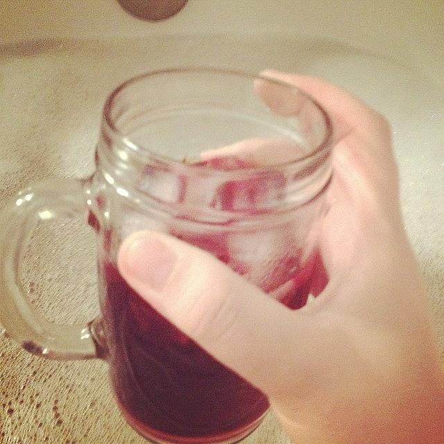 A Mason Jar Of Wine In A Bubble Bath Photograph by Holly Ward