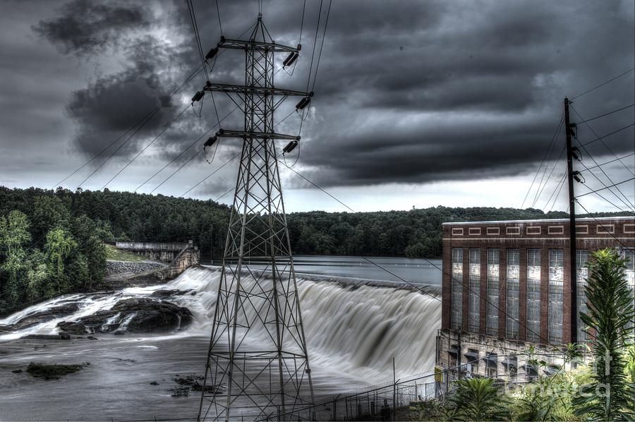 a-massive-storm-duke-energy-hydro-dam-rhodhiss-nc-photograph-by-robert-loe