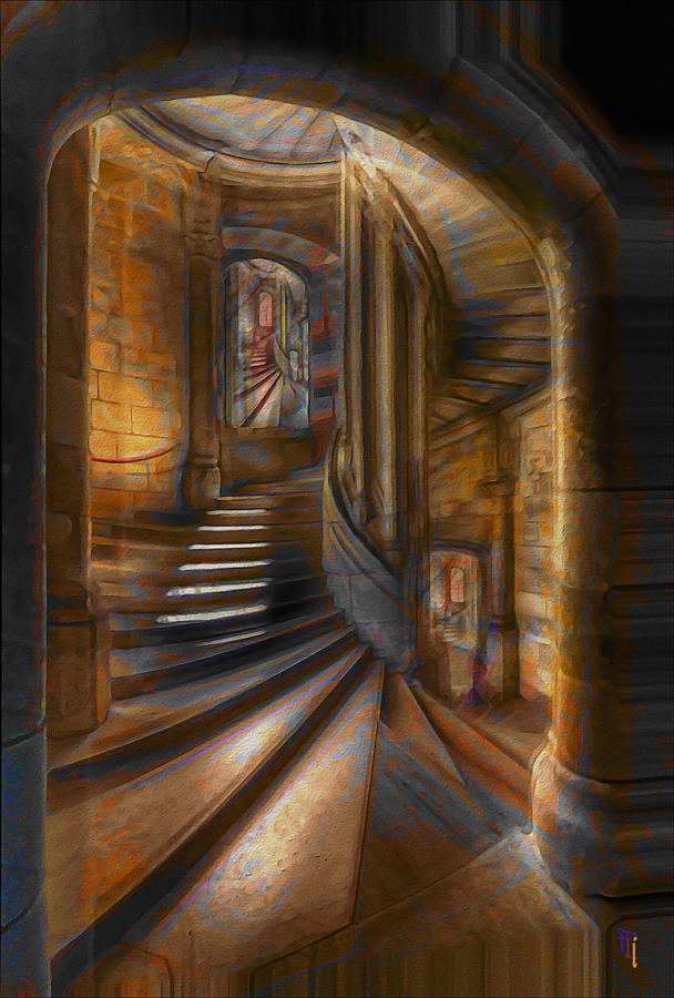 Architecture Painting - A Maze In by  Fli Art