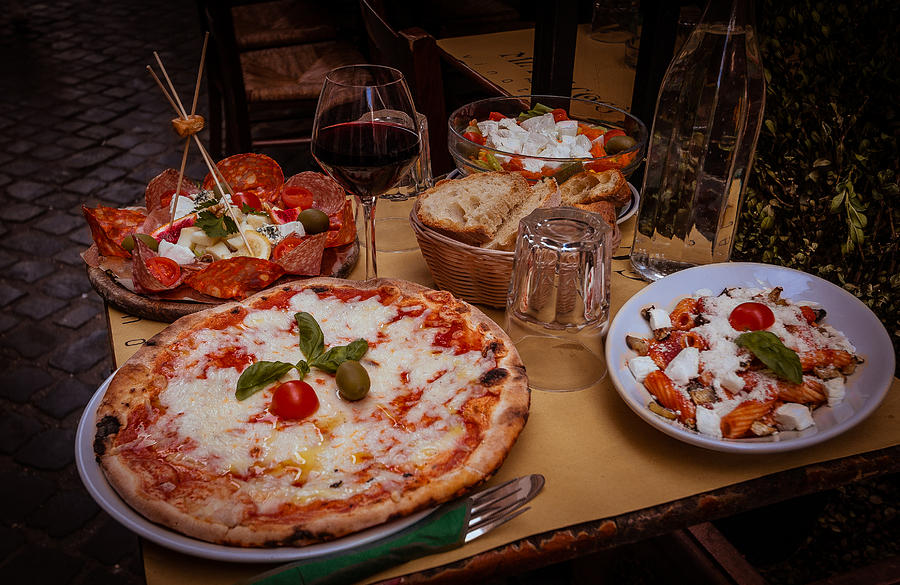 A Meal in Rome Photograph by Matthew Onheiber