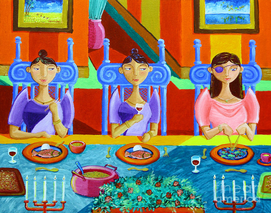 A Meal without Rice Painting by Paul Hilario A Meal without Rice Painting by Paul Hilario