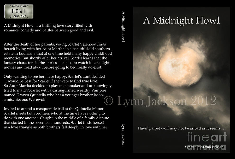 Book Digital Art - A Midnight Howl by Lynn Jackson
