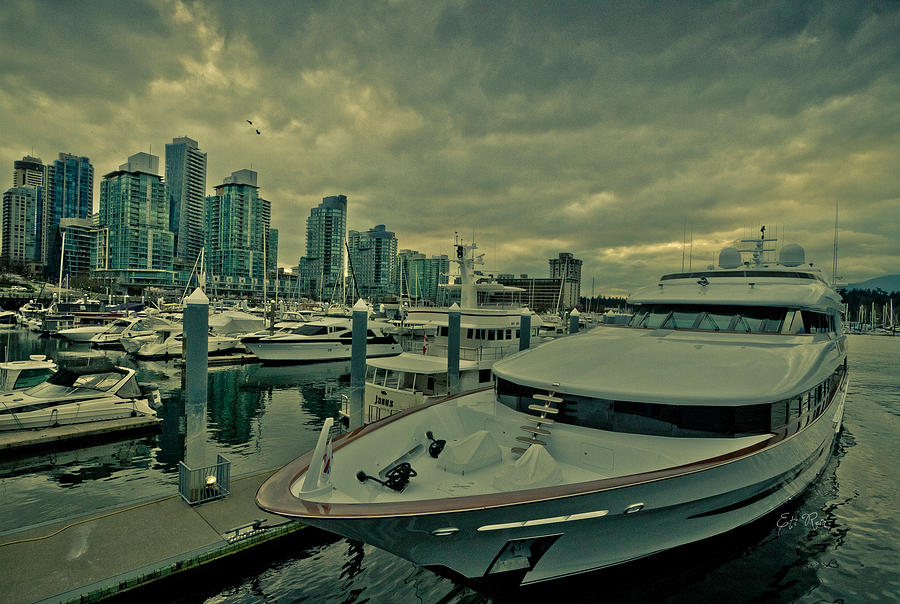 A million dollar ride yacht  Photograph by Eti Reid