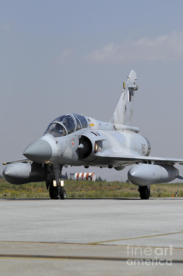 Turkey Photograph - A Mirage 2000-5dda From The Qatar Emiri by Riccardo Niccoli