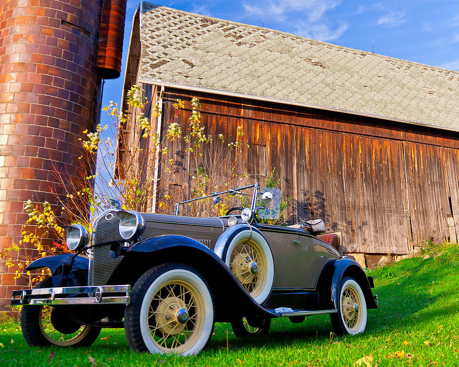 Ford Model A Roadster Deluxe Photograph by Joe Holley