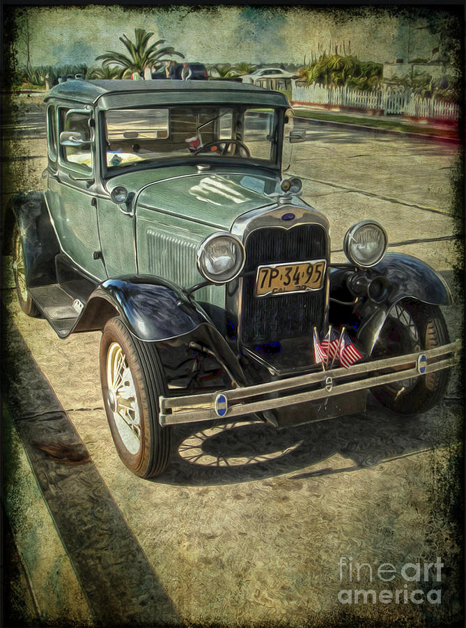 Car Photograph - A Model Ford by Gregory Dyer
