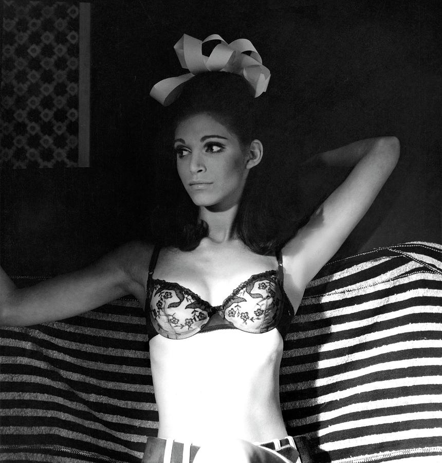 A Model Wearing A Brassiere Photograph by Horst P. Horst