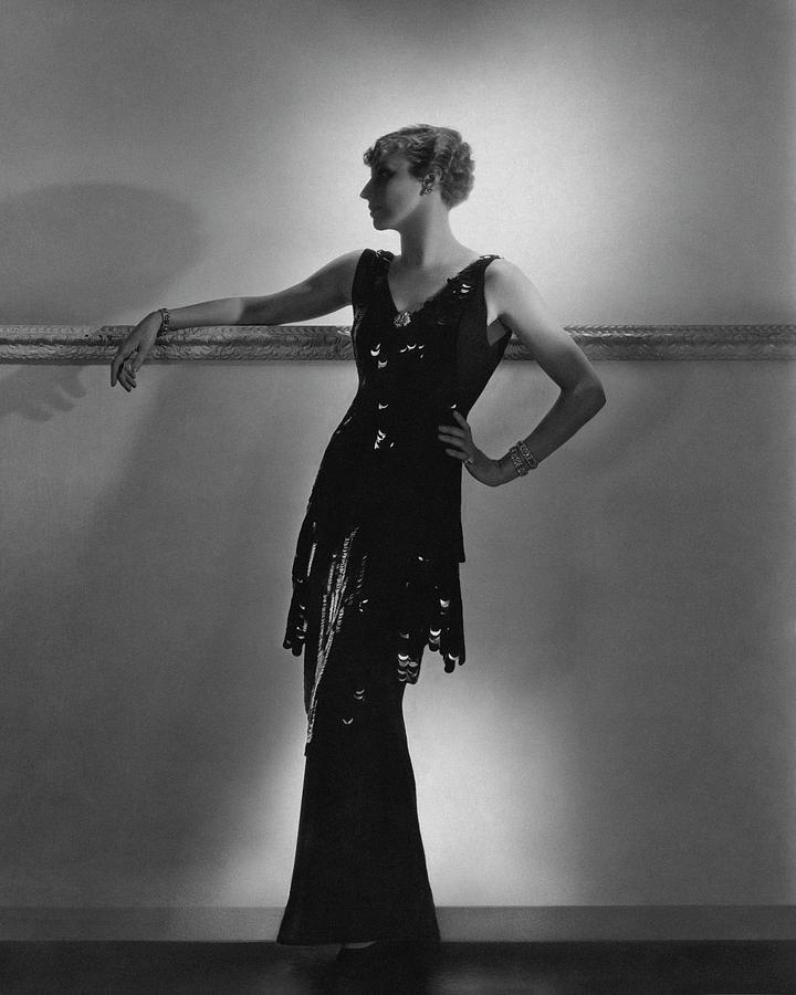 A Model Wearing Schiaparelli Photograph by Horst P. Horst