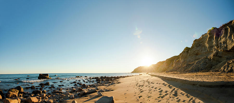 A Mohegan Bluffs In Block Island Photograph by Cate Brown A Mohegan Bluffs In Block Island Photograph by Cate Brown