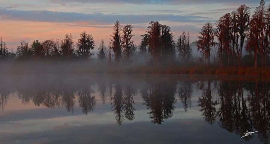 A Morning for Reflection Photograph by Phil Jensen