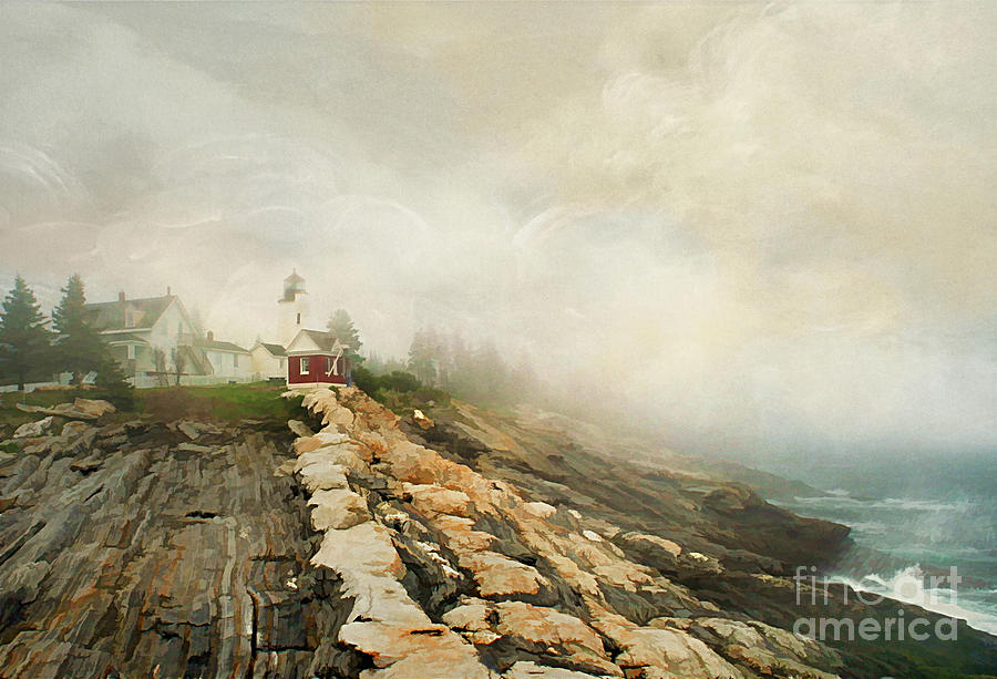 Lighthouse Photograph - A Morning in Maine 2 by Darren Fisher