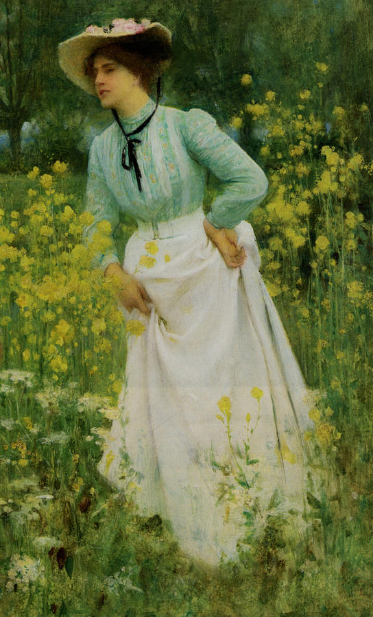 A Morning Walk Detail Digital Art by Arthur Hacker - Fine Art America