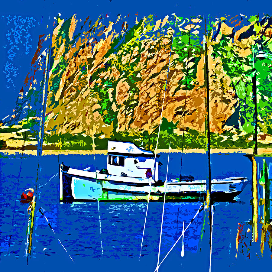 A Morro Bay Fishing Boat Photograph by Joseph Coulombe