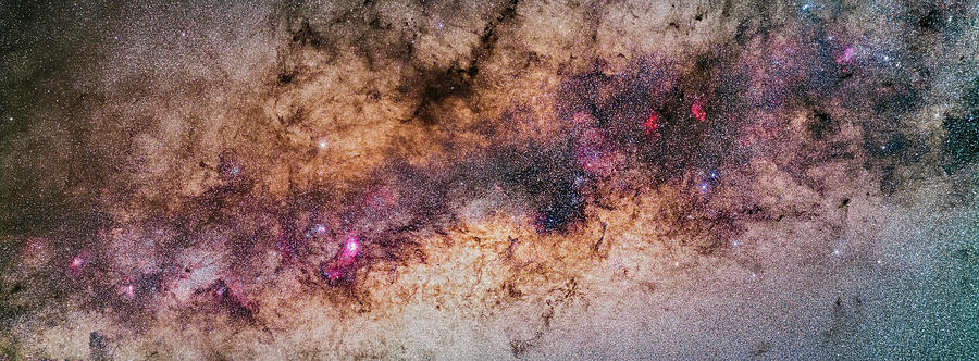 Space Photograph - A Mosaic Panorama Of The Rich Galactic by Alan Dyer