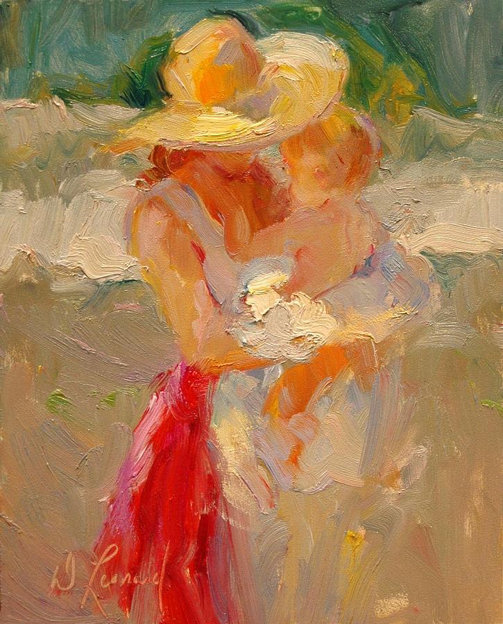 A Mothers Love Painting by Diane Leonard