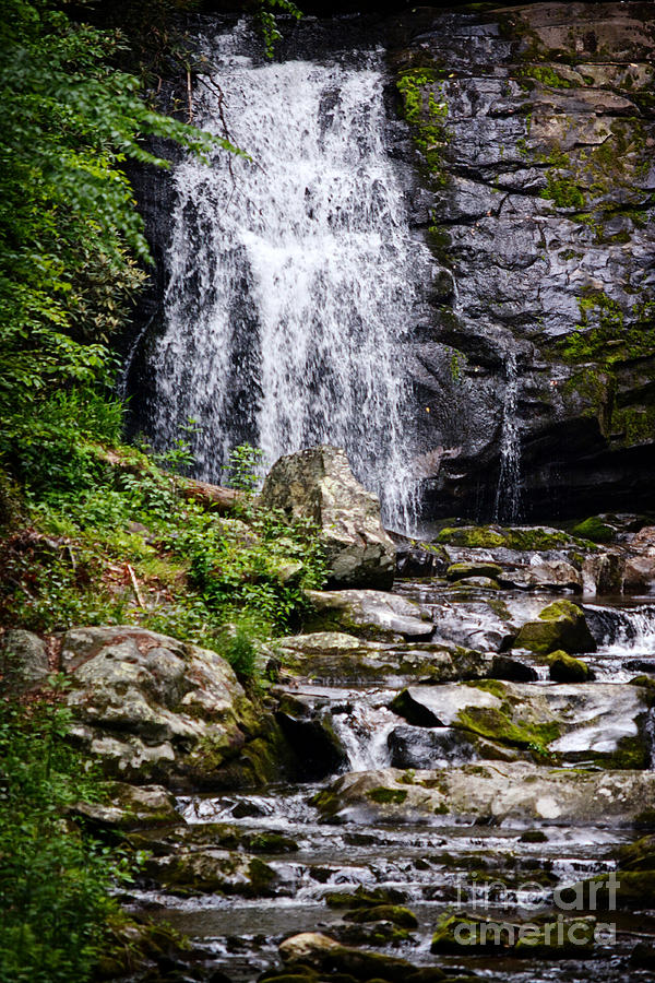 A Mountain Waterfall Photograph by Eva Thomas