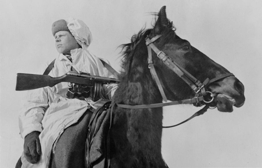 A Mounted Russia Scout With The Red Photograph by Everett