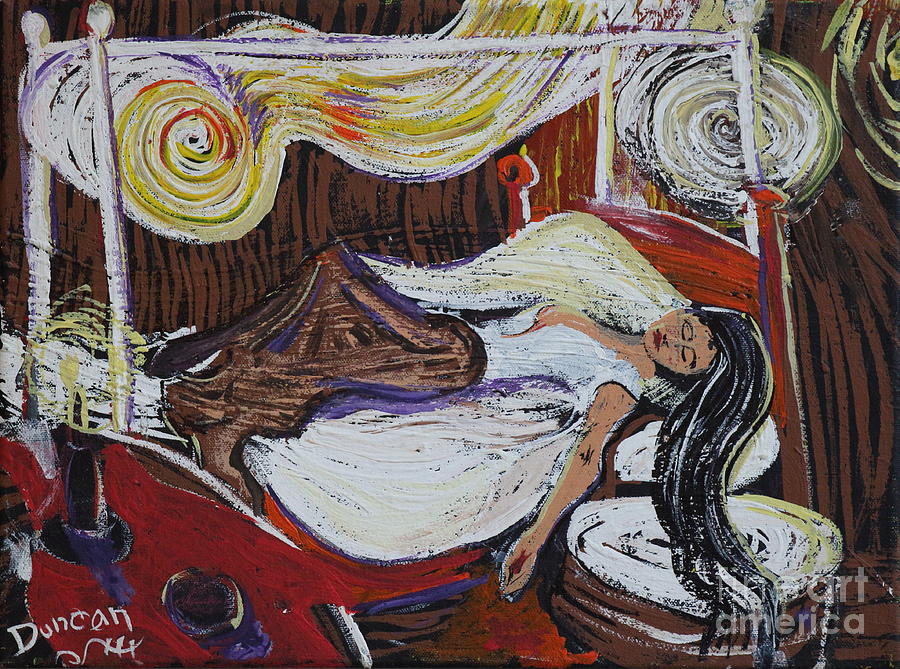 A Munch Night Painting by Stefan Duncan