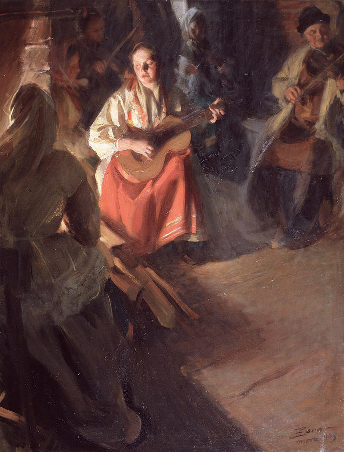 A Musical Family Painting by Anders Zorn