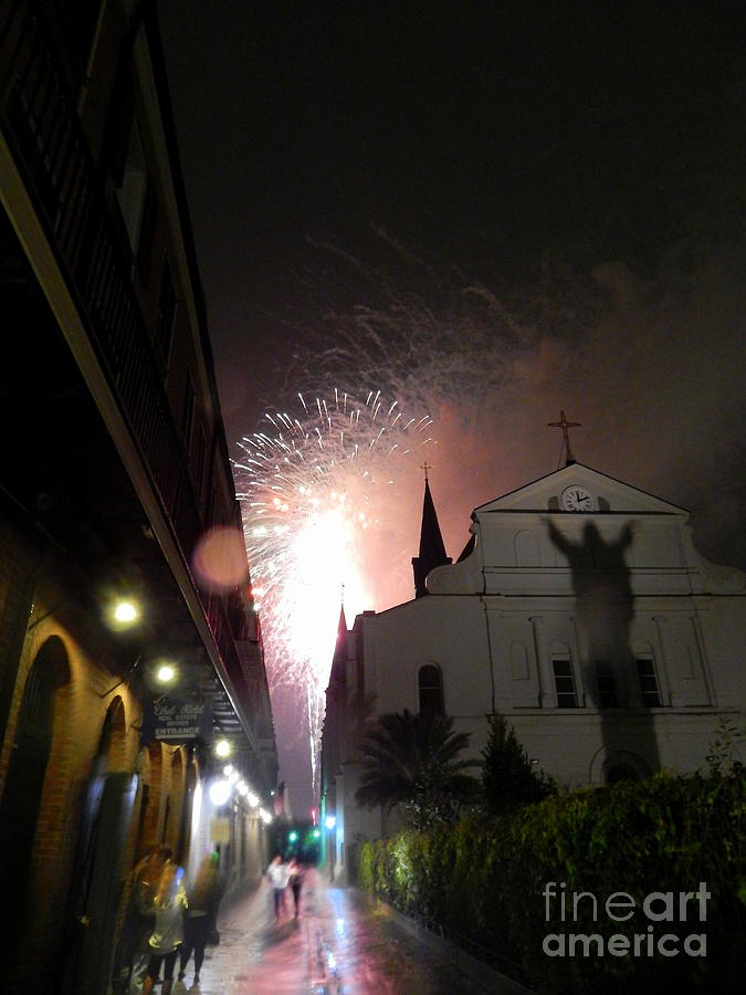 St. Louis Cathedral A New Day A New Year In New Orleans Louisiana 2014 Photograph