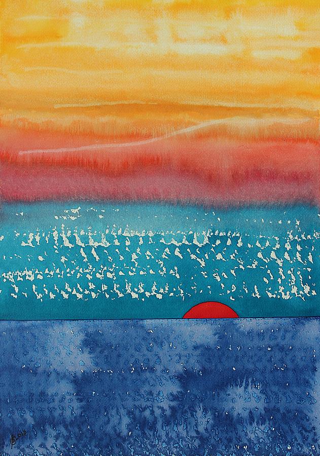 Nature Painting - A New Day Dawns original painting by Sol Luckman