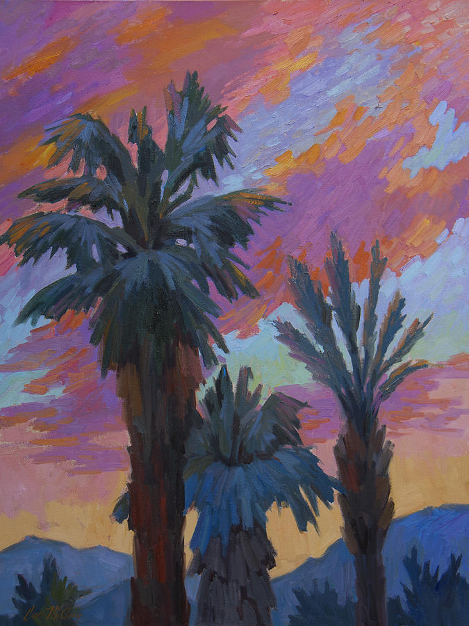 Desert Painting - A New Day by Diane McClary