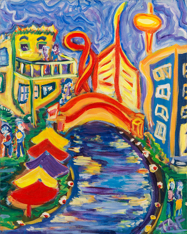 San Antonio Painting - A New Twist by Tracey Ashenfelter