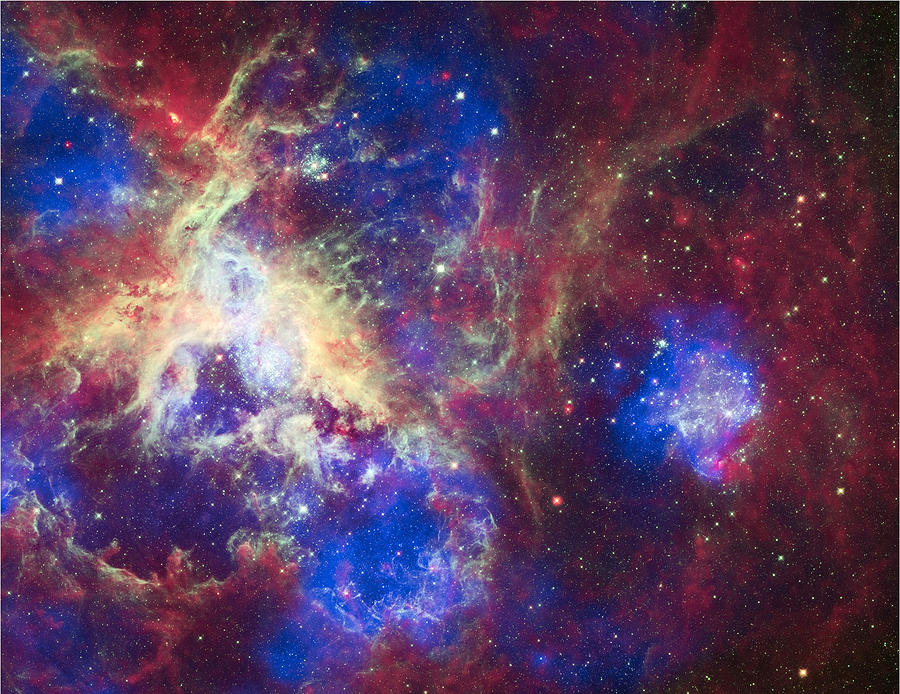 Space Photograph - A New View of the Tarantula Nebula by Space Art Pictures