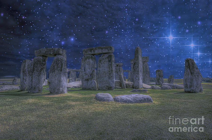 Prehistoric Photograph - A Night At Stonehenge by Darren Wilkes