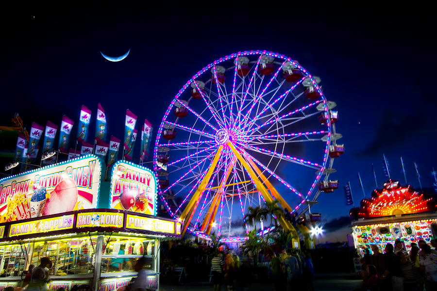 A Night at the Fair Photograph by Mark Andrew Thomas
