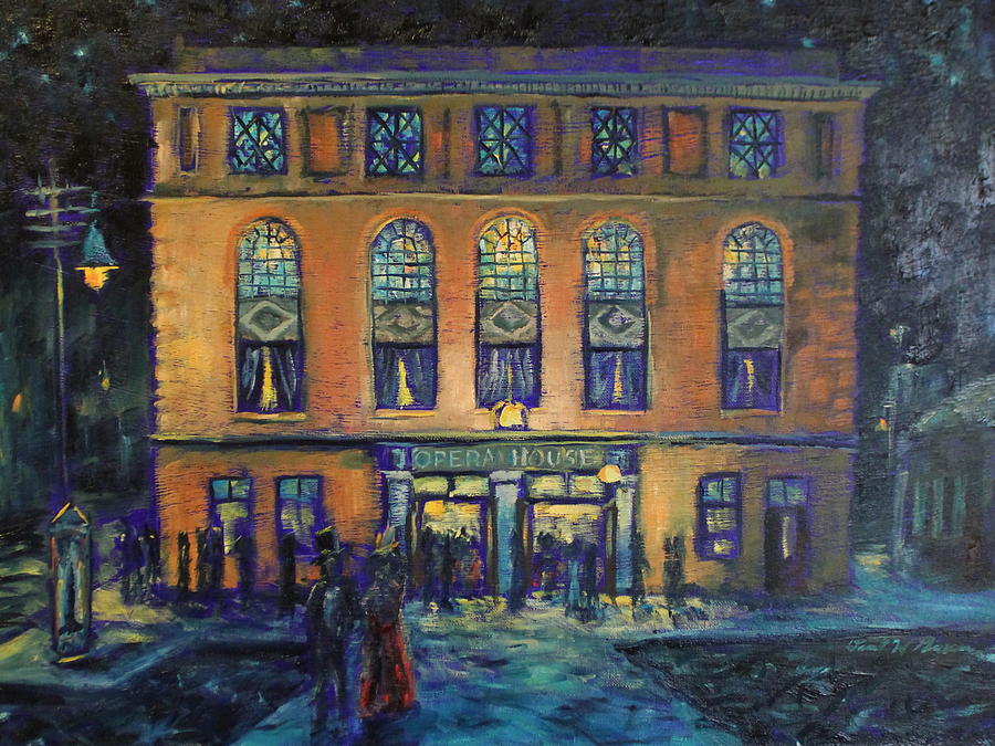 A night at the opera Painting by Daniel W Green